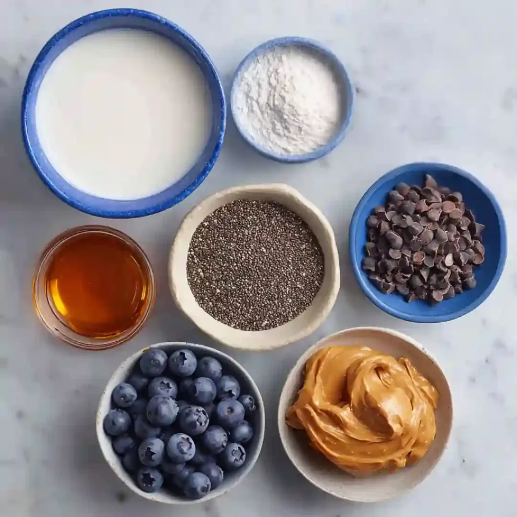 Peanut Butter Chia Pudding 3 Peanut Butter Chia Pudding Ingredients