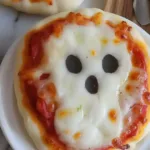 3 ingredient mini ghost pizzas that disappear fast