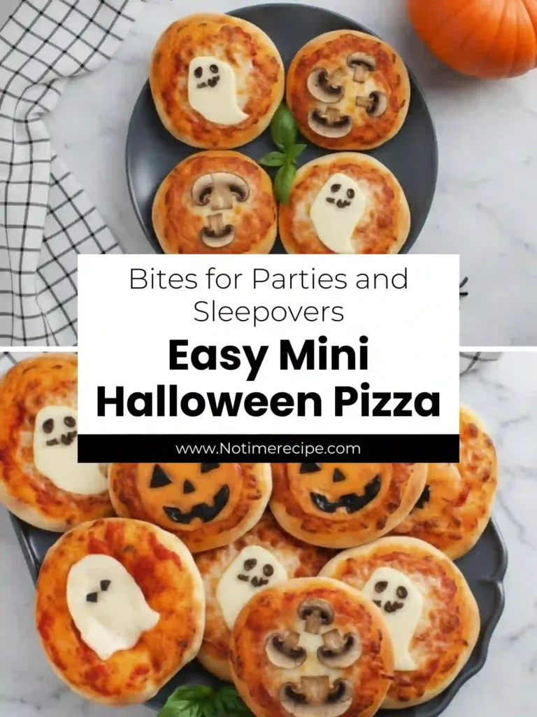 Easy Mini Halloween Pizza 5 pin easy mini halloween pizza