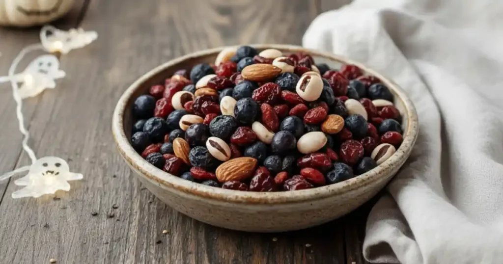 Vampire Bite Trail Mix: A Hauntingly Delicious Halloween Treat 1 vampire bite trail mix