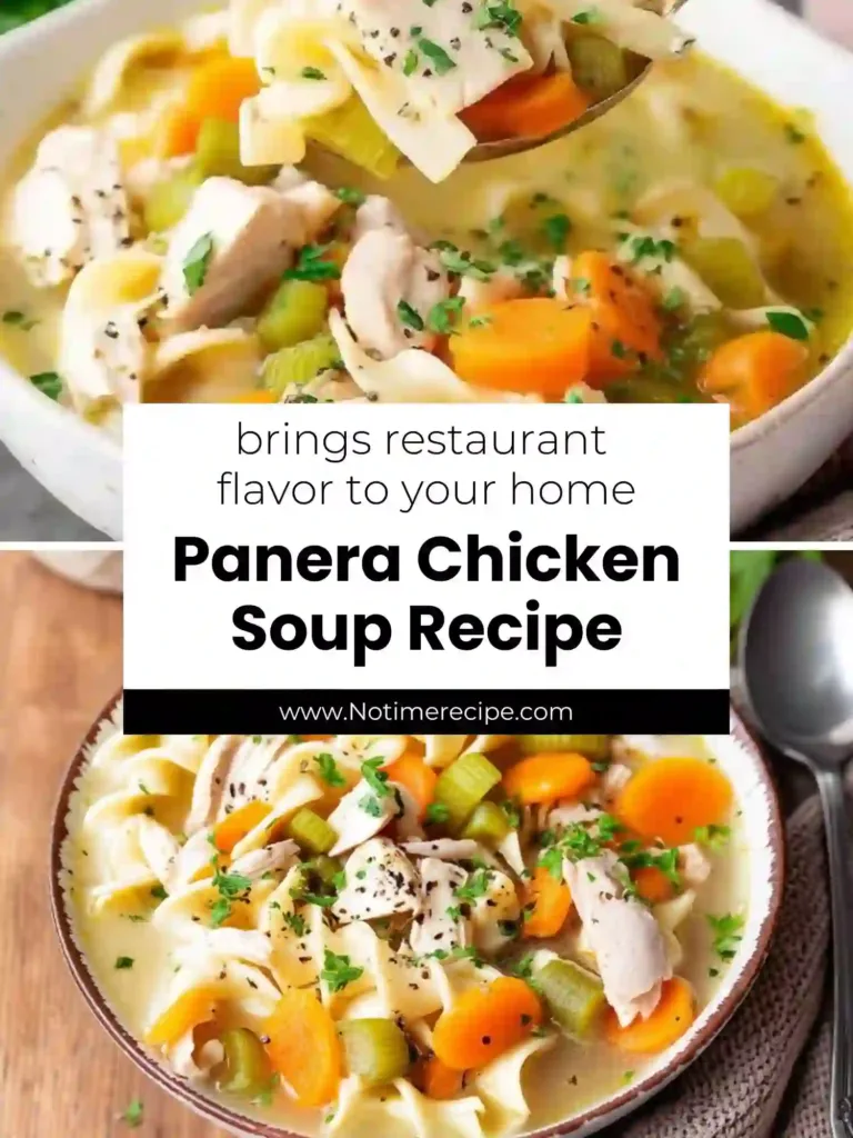 Panera Chicken Noodle Soup Recipe: A Cozy 30 Minute Copycat You Will Love 3 pin panera chicken noodle soup recipe