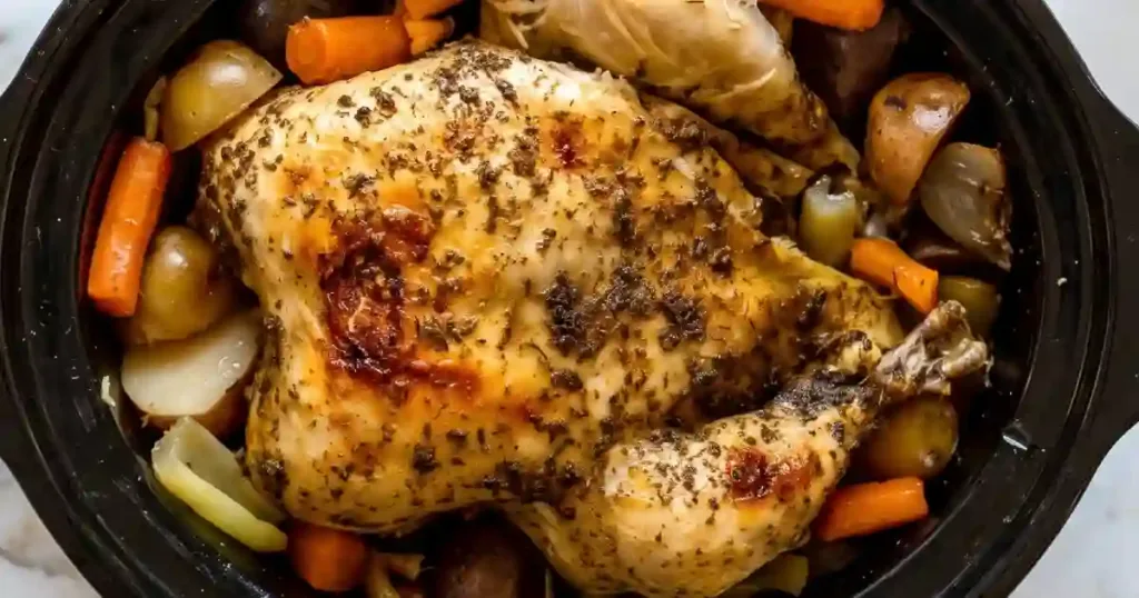 crockpot whole chicken recipe
